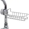 Estante de Almacenamiento para Grifo de Cocina en Casa, Cesta Escurridora para Esponja de Fregadero, Artículos de Baño, Estante de Almacenamiento para Inodoro, No Requiere Taladrar