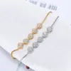 Nuevo Pulsera de Diseño de Bola de Linterna Estilo Coreano con Microincrustaciones de Circonita para Mujer, Pulsera de Joyería Chapada en Oro Real y Plata