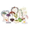 Fábrica por atacado todos os tipos de árvore de cristal natural ametista ágata home office decoração original cor de pedra forma tigela