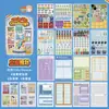 Xinmo Livro de Adesivos para Armazenamento e Alívio de Estresse Display de Comida de Supermercado Armazenamento Cena em Miniatura Suporte Portátil para Crianças para Dropshipping