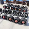 Rueda fija para vagoneta minera para vía de ancho estrecho 300*600 en minas de carbón, ruedas de acero fundido sólidas y huecas para vía