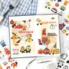 Pacote de Adesivos Diário Infantil Série Graffiti Maravilhosa Estética de Alto Valor Animal de Estimação Transparente à Prova d'Água Adesivos Guka para DIY