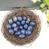 Cristal Natural Transfronterizo Mini 2cm Adornos de Huevo de Pájaro Ágata Jade Huevo de Mineral de Amoy Decoración de Huevo de Pascua