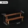 Estante de Exhibición de Madera Maciza Estante de Almacenamiento Escritorio Figura de Moda Caja Ciega Juguete Planta Suculenta Escalera Estante Pequeño
