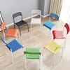 Silla de Plástico para Hogar de Estudiantes, Silla de Comedor, Taburete para Adultos, Silla de Oficina, Silla Simple con Respaldo, Silla Cómoda para Computadora, Taburete de Entrenamiento
