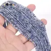 Cuentas redondas pequeñas de 2/3 mm, cristal natural, ágata, turquesa, para pulsera, collar DIY, venta al por mayor, cuentas sueltas, accesorios de joyería