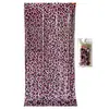 Decoração de Festa Temática Selva Amazônica Cortina de Chuva 1m*2m Cortina de Chuva Estampa de Leopardo Decoração de Fundo Cortina de Franjas