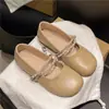 Zapatos Suaves de Brisa Nocturna Zapatos Planos para Mujer Nuevos de Primavera y Otoño Zapatos Mary Jane con Faldas Mocasines de Suela Suave