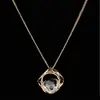 Versión coreana del nuevo collar cadena para suéter de temperamento simple para mujer cadena larga Joker ropa otoño e invierno borla Colgante de joyería venta al por mayor