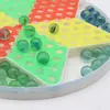 Damas Chinesas Atacado Alunos do Ensino Fundamental Bolinhas de Vidro Versão Adulto Ludo Antigo Tabuleiro de Damas Duas em Uma com Bolinhas
