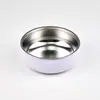 Novo prato de aço inoxidável 304 para crianças aprendendo a comer, prato de alimentação de silicone, anti-queimaduras, prato redondo especial para bebês, louças infantis