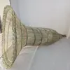Equipo de Pesca Tradicional Engrosado Convertido a Nuevo Estilo, Jaula de Bambú Redonda Tejida a Mano, Cesta de Bambú, Cesta de Peces, Bambú