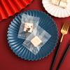 Bolsa de embalaje de turrón crujiente de copo de nieve directo de fábrica, bolsa sellada para máquina de pastel de botón transparente de leche y azufaifo rojo neto 100
