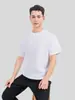 Roupas de Trabalho de Alto Padrão para o Verão 40 Fios Piquet Duplo Respirável Roupas para Grupos Camisa Cultural Camiseta com Logo Estampado Personalização