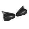 Adecuado para Renault Captur 12-19, cubierta de espejo con patrón de fibra de carbono, espejo retrovisor tipo bocina