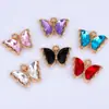 Venta Caliente Transfronteriza Lujo Accesible Colgante de Mariposa Materiales para Manualidades Aleación Electrochapada Colgante Individual para Pulsera Collar Pendientes
