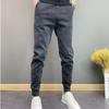 Otoño e Invierno Nuevo Ins Pantalones de Tobillo a Rayas para Hombre Moda Versátil Botas Martin Ajustados Jeans Casuales