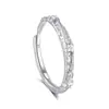 Anillos románticos para pareja de sol y luna estrellada de plata pura s999, anillos de pareja de moda dulce de nicho de alta gama al por mayor