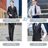 Uniforme de capitán chino para hombre, atuendo de clase para estudiante de asistente de vuelo de aviación, anfitrión, bar, seguridad, traje de guardia de propiedad