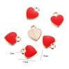 Acessórios de Joias DIY Pingente de Liga com Gotejamento de Óleo Pingente de Liga Vermelho Chama Brincos Pulseira Colar Materiais para Fazer Original