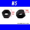 Porca Hexagonal Preto Grau 8.8 Tampa de Parafuso de Alta Resistência Tampa de Parafuso Hexagonal Externo Rosca Fina M6M8M10M12M16M20