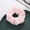 Accesorios para el cabello de nuevo estilo Otoño e Invierno linda diadema de felpa sintética cuerda para el cabello peluda súper suave y cálida anillo de intestino grueso cuerda para la cabeza para mujeres