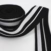Suministros del Fabricante Cinta de Algodón Gruesa de 50 mm de Ancho con Rayas Intercaladas Correas para Equipaje Zapatos de Lona Tejidos y Sombreros Accesorios Decorativos