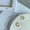 Pendientes Pequeños de Aro Metálicos Versátiles en Forma de C Minimalistas Aguja de Plata S925 Pendientes Elegantes Personalidad Pendientes Pequeños Versátiles Colgante de Moda