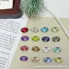 Wuzhou K9 Super Brilhante 8X12 Pedra de Strass em Formato de Ovo de Pombo 1:1 Réplica de Acessórios para Nail Art Huazi Pontiagudos de Fundo Decorativo DIY