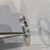 Anillo Coco Acolchado para Hombres y Mujeres, Versión Seiko Chapado en Oro Rosa de 18 Quilates, Lleno de Diamantes, Versión Ancha y Estrecha con Diamantes, Anillos Apilables para Pareja