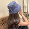 Sombrero de Pescador a Cuadros Estilo Japonés de Alta Calidad para Mujer, Nuevo Modelo de Verano 2026, Sombrero de Sol de Ala Ancha, Sombrero Tipo Cubo Protector Solar