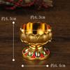 Novo Suporte de Lâmpada de Lótus Liga Lâmpada de Ghee Pé Alto Porta-Velas de Lótus Ornamentos de Mesa Suprimentos para Buda Doméstico