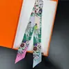 Bufanda Nueva de Seda Twill Otoñal Bufanda Francesa Biselada Cinta para Bolso Bandana de Moda Diadema Recuerdo para Mujeres