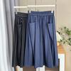 1012.5kg Tamanho Grande Feminino Novo Estilo Verão 100kg Gordo mm Casual Elegante Fino Tencel Jeans Saia 7342