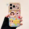 Funda pequeña de jade con patrón de concha de dibujos animados estilo coreano, adecuada para Apple 17 Pro Max, iPhone 16, 15, linda 14
