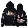 Código Europeo Una Pieza Lufei Solon Sudadera Holgada con Capucha Estampada Sudadera Anime Comercio Exterior