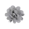 Borda 200 pedidos sem presilha Comércio Exterior Infantil Chiffon Flores Pequenas Multicolorido Cor Sólida Presilha de Cabelo Acessórios de Cabelo Crianças