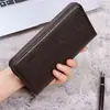 Cartera de Mano con Cremallera Larga Moda para Hombres Jóvenes Cartera de Gran Capacidad Bolso de Mano tipo Clutch Multitarjetas Bolso para Teléfono Móvil