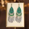 Brincos Coloridos da Minoria Yunnan Versátil Gota Gota Folhas Gotas de Orelha Acessórios Criativos Joias por Atacado