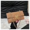 Bolso de Mano Tejido Bohemio de Vacaciones Transfronterizo 2025 Bolso de Solapa Popular Shein Bolso de Paja Bolso Sobre