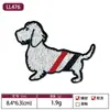 Parches Bordados en Stock Venta al por Mayor Accesorios para Ropa de Perro Dachshund Parches Tela Bordada para Toallas Diseños de Insignias para Perros Pequeños