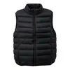 Chaleco ligero de algodón con cuello mao básico para mujer, otoño e invierno, chaqueta de algodón sin mangas con cremallera, prenda exterior para mujer, adecuada para superponer, suministro al por mayor