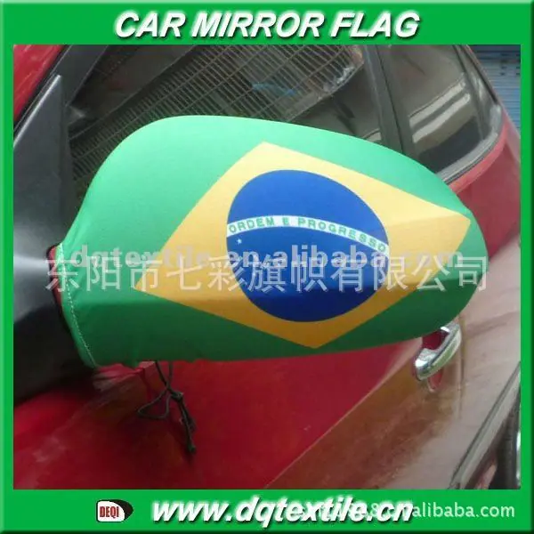 side mirror flag brazil