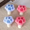 Nuevo Llavero Colgante de Felpa con Forma de Pata de Gato de Dibujos Animados para Bolso de Niña Hecho a Mano DIY Ropa Zapatos Sombreros Calcetines Accesorios Materiales Auxiliares
