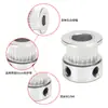 Polea de Motor Síncrono de Rueda 2Gt Rueda Impulsada por Correa Síncrona Accesorios para Impresora 3D 16-40 Dientes Ancho de Correa 6mm