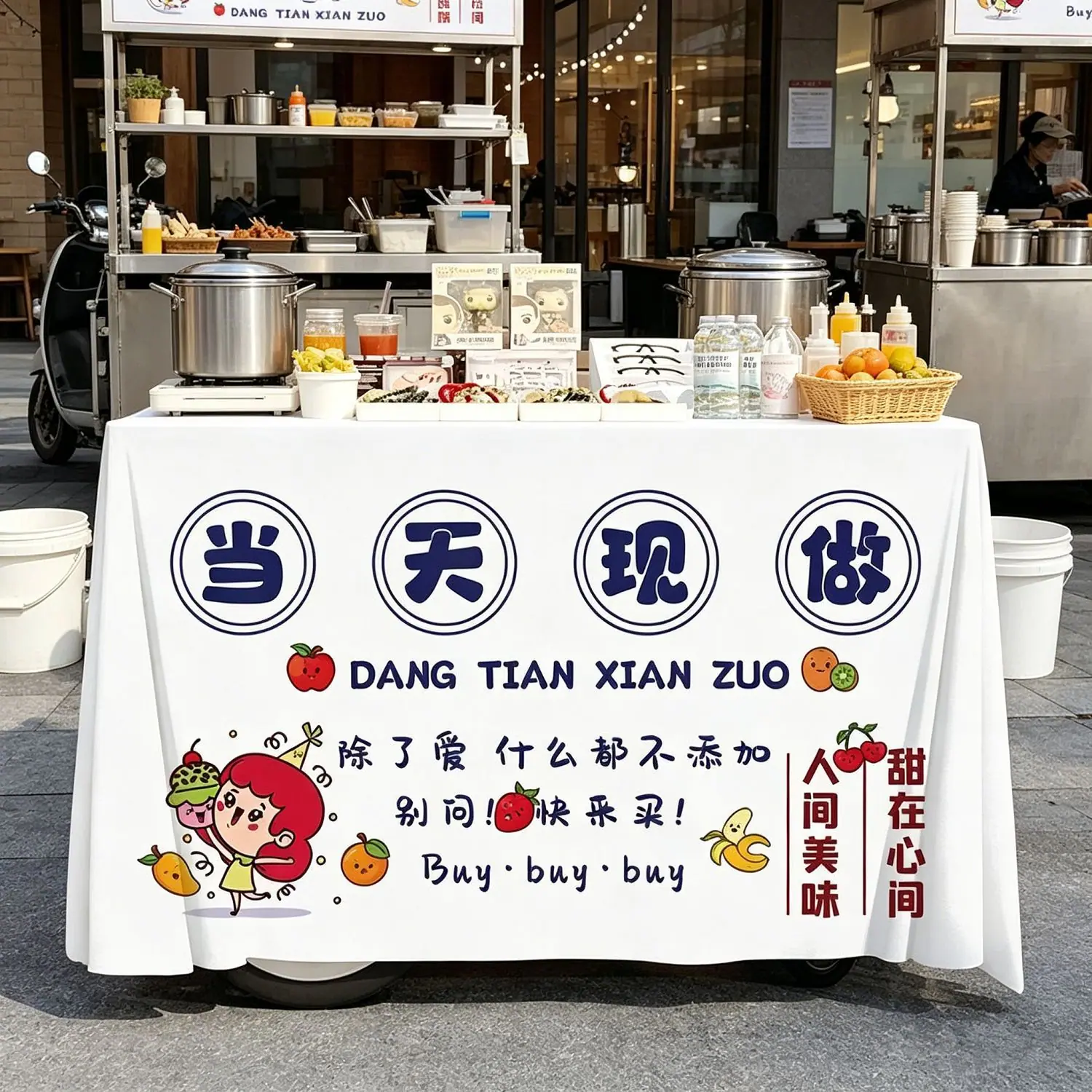 摆摊大麦当天现做