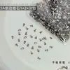 1*2*3t diamantes cúbicos de zirconia para decoración de uñas, pedrería de uñas, decoraciones de uñas DIY modernas y deslumbrantes, pedrería de base plana para manicura, accesorios para uñas