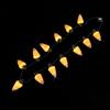 Cool Lester 20.23 millones Festival Sagrado Calabaza Cabeza de Fantasma Granos de Maíz Collar luces LED parpadeantes joyería