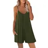 Macacão Liso 2026 Comércio Exterior Transfronteiriço Moda Feminina Verão Novo Europeu e Americano Amazon Casual Shorts de Alça