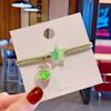 Estilo Coreano Planeta de los Sueños Estrella Fugaz Cuerda para el Cabello Pequeña Fresca Chica Cuerda para Atar Pulsera Doble Uso Anillo para el Cabello de Pareja Tendón de Goma